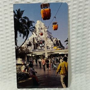 Disneyland postcard Matterhorn Mountain Disney Vintage